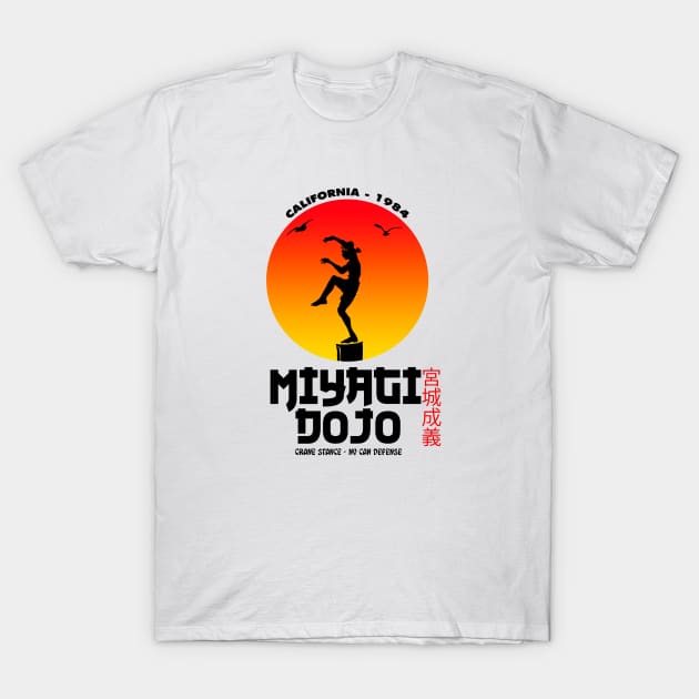 Miyagi Dojo (White) T-Shirt by Melonseta